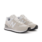 New Balance Women's 574 Core Sneaker, Nimbus Cloud with White, 6