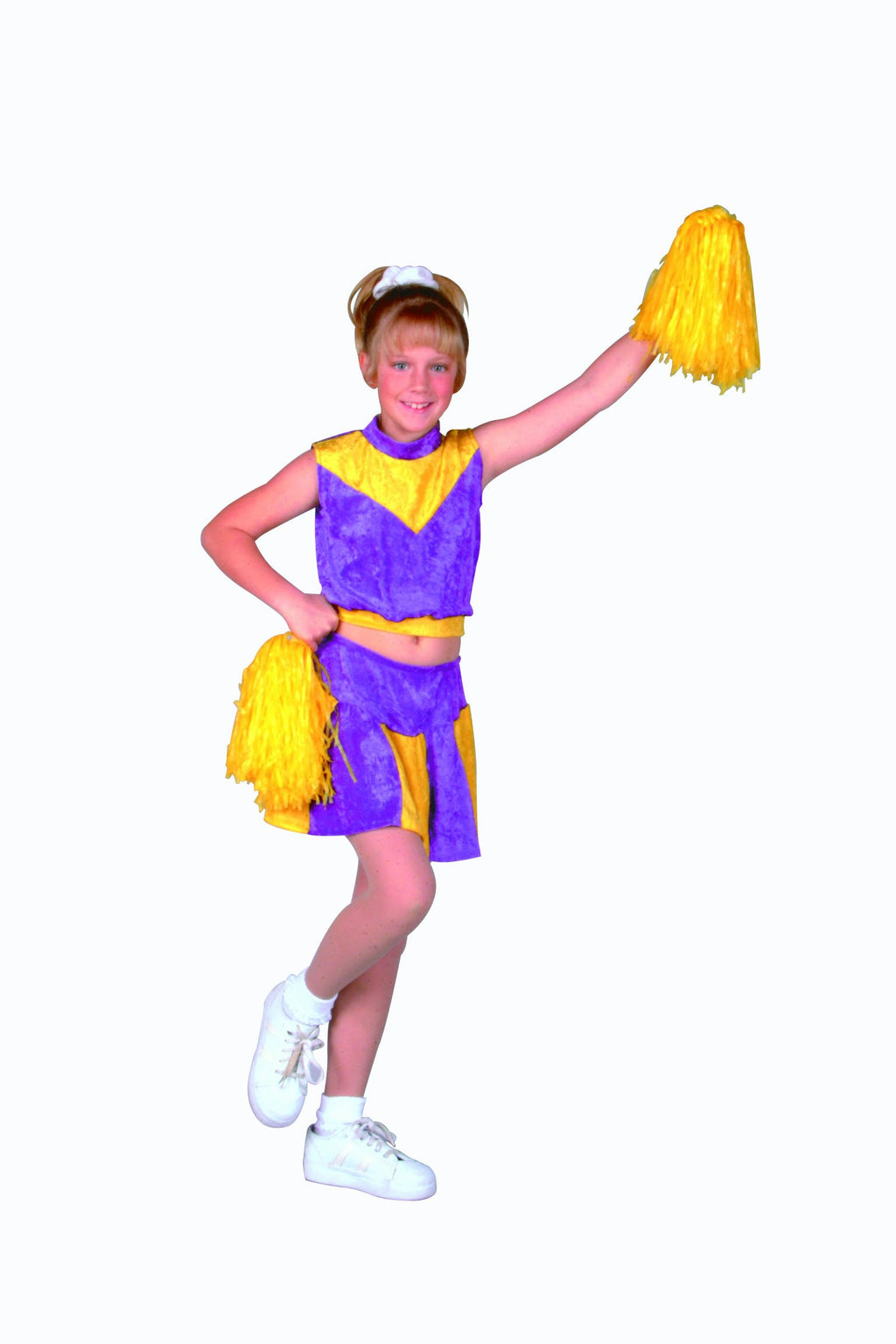 Cheerleader Girl Costume Purpl