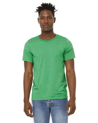 Unisex Sueded T-Shirt - HEATHER RED - XS(D0102H7KEU8)