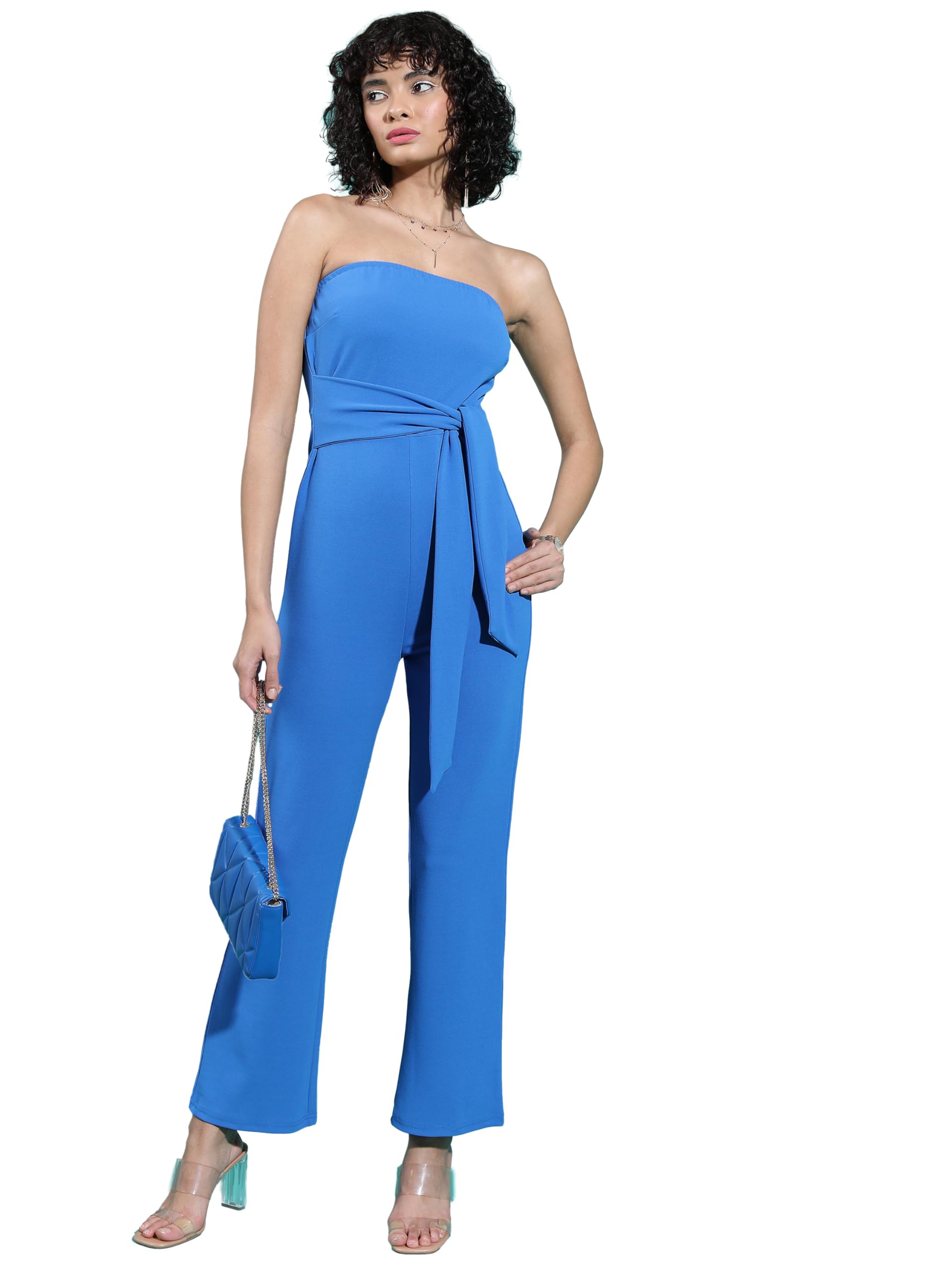 Ketch Women Off-Shoulder Khjs000043 Blue Xl