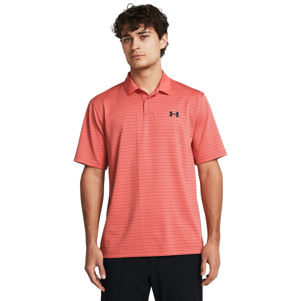 Under Armour Performance 3.0 Novelty Polo COHO/Castlerock/Black XL