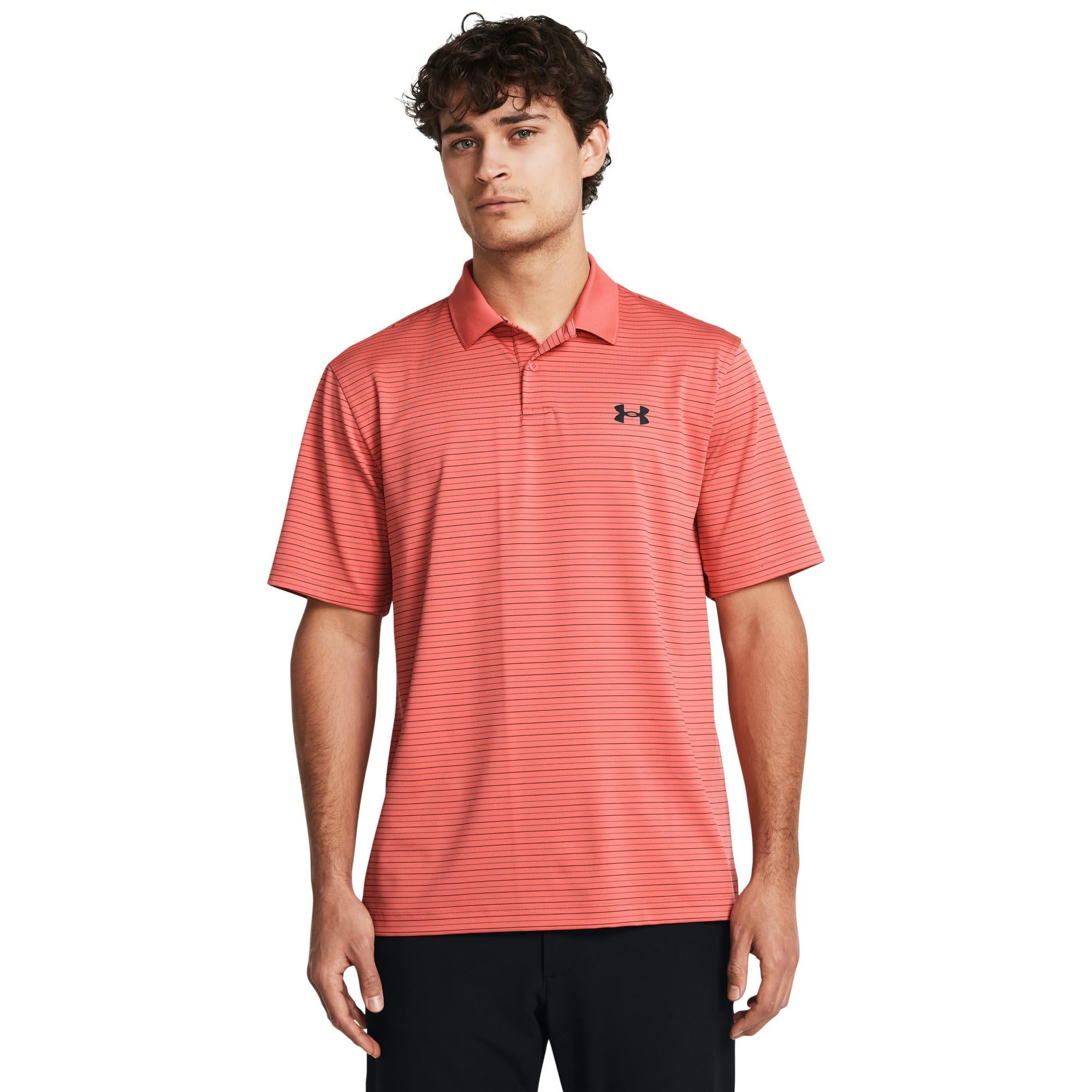 Under Armour Performance 3.0 Novelty Polo COHO/Castlerock/Black XL