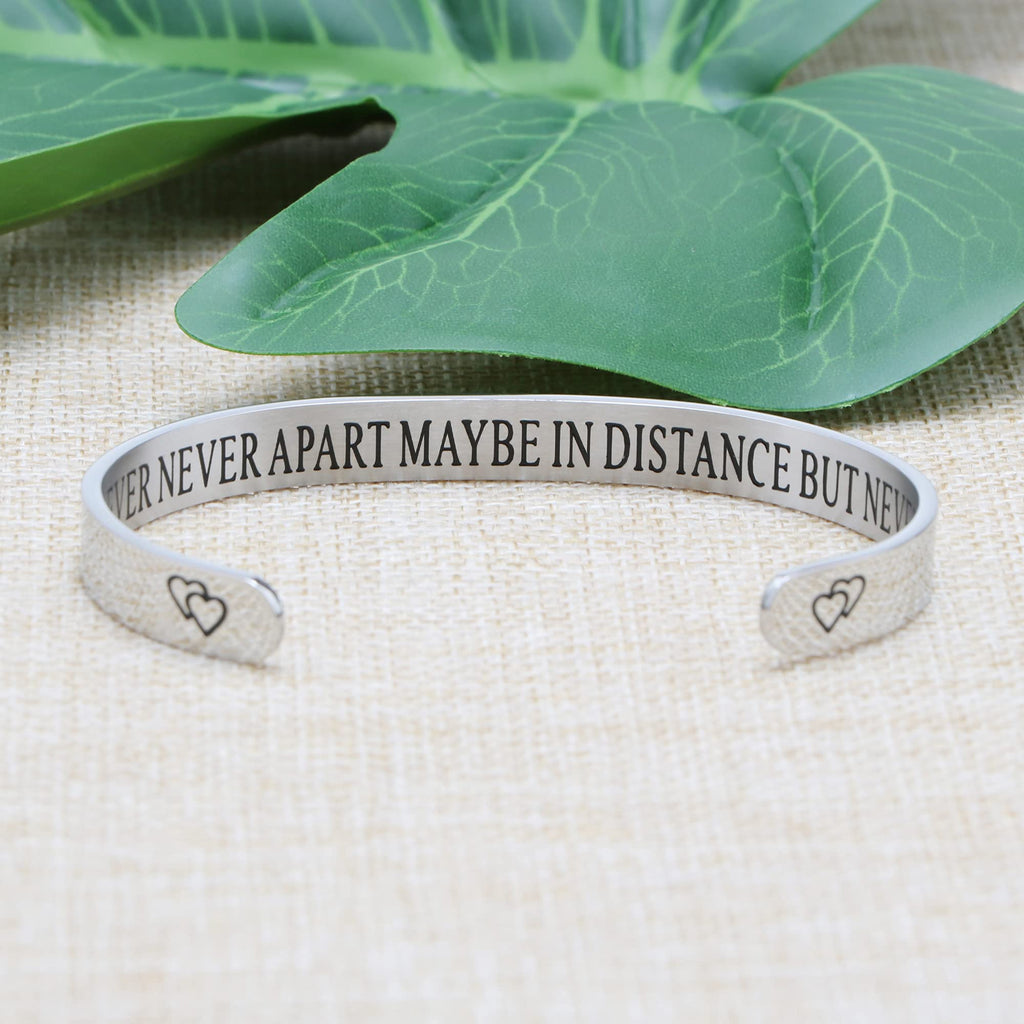 JoycuFF Mother Gifts from Daughter Son Inspirational Cuff Bangle Bracelets for Women Birthday Christmas Gifts for Her My mom for