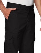 Dickies mens Regular Straight Stretch Twill Cargo work utility pants, Black, 38W x 34L US