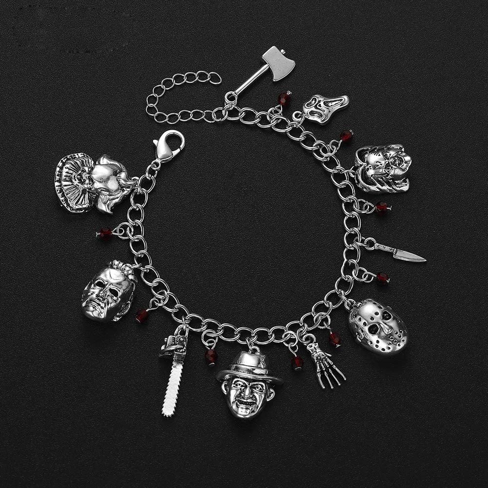 Blingsoul Cheeky Horror Bracelets - Chaki Merchandise Halloween Bracelet Jewelry Gift for Fashion-Forward Women and Men | [J1000