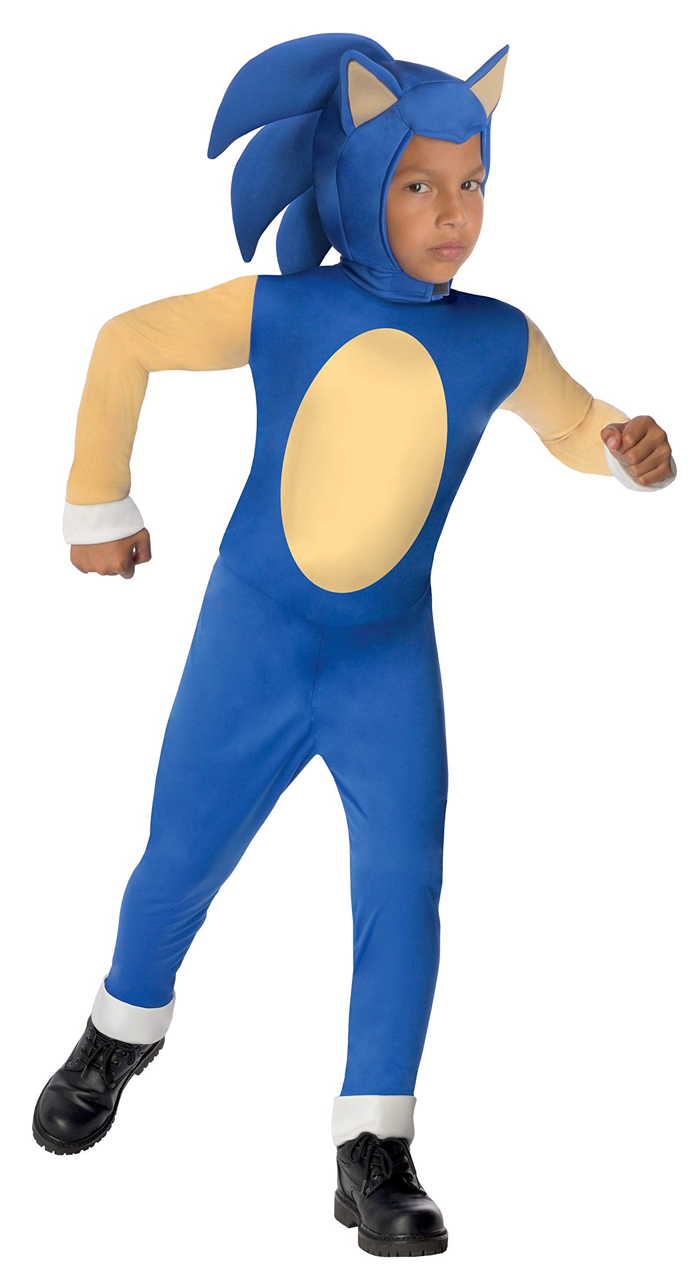 Sonic The Hedgehog Jumpsuit & Mask Costume Child Large 12-14