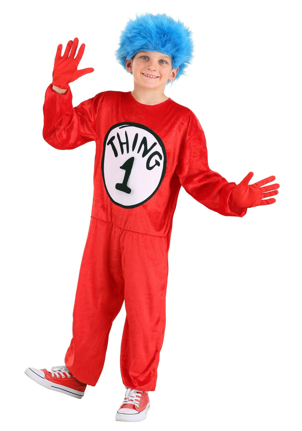 elope Dr. Seuss Thing 1 and 2 Kids Costume, S 4-6