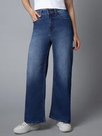 High Star WomenS Wide Leg Fit Jeans