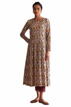 W For Woman Women'S Cotton Regular Kurta (22Maf11499-910506_Earthy Multicoloured_Xs)