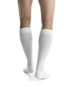 JOBST Activewear 15-20 mmHg Knee High Compression Socks, Large, Cool White