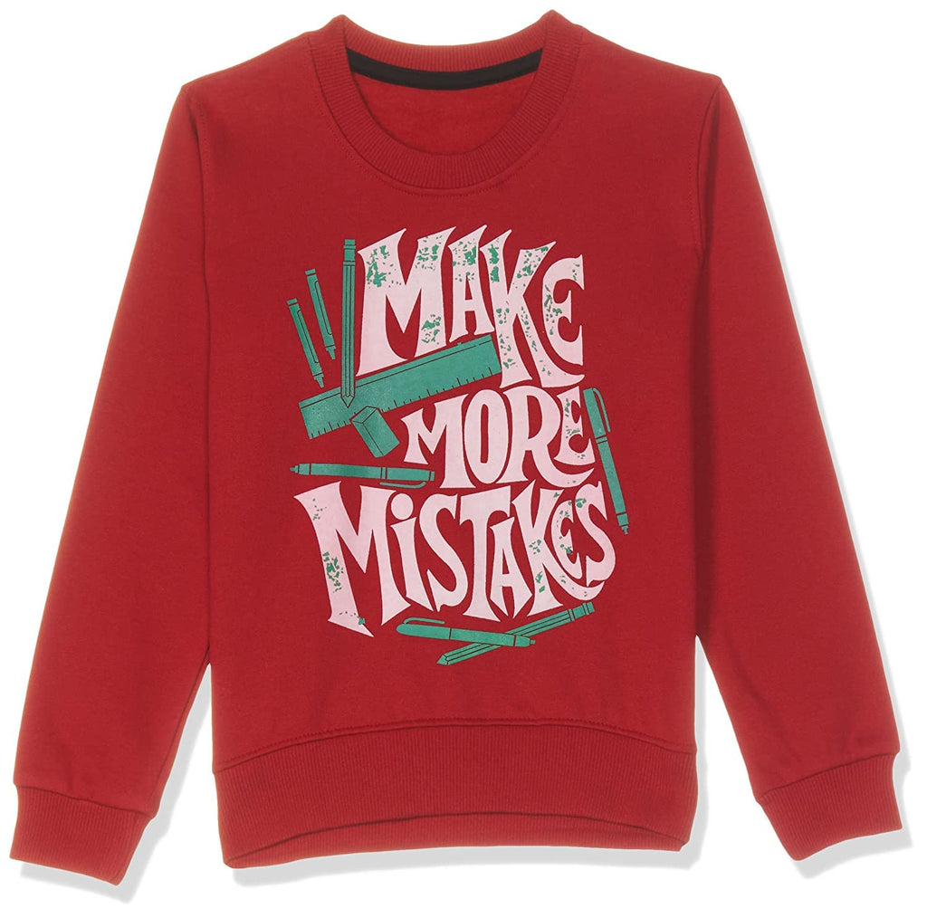 T2F Boys Cotton Printed Round Neck Sweatshirt (Pack of 2)