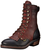 Adtec Women's 8 Packer Dark W Boot, Cherry/Black (Cherry/Black, Numeric_6_Point_5)