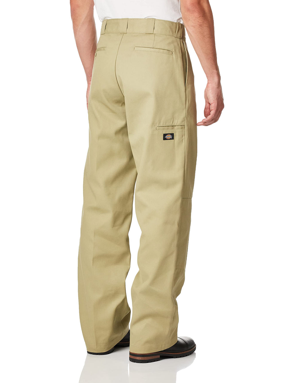 Dickies Men's Loose Fit Double Knee Twill Work Pant, Khaki, 44W x 30L