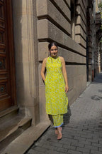 Leriya Fashion WomenS Rayon Regular Kurta Set (Lf-K2721&P143_Yellow