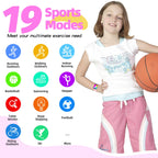 YOUSOKU Kids Smart Watch Girls Boys, Fitness Tracker for Kids,1.5 inch and DIY Dials,19 Sport Modes, Sleep Monitor, Pedometers,