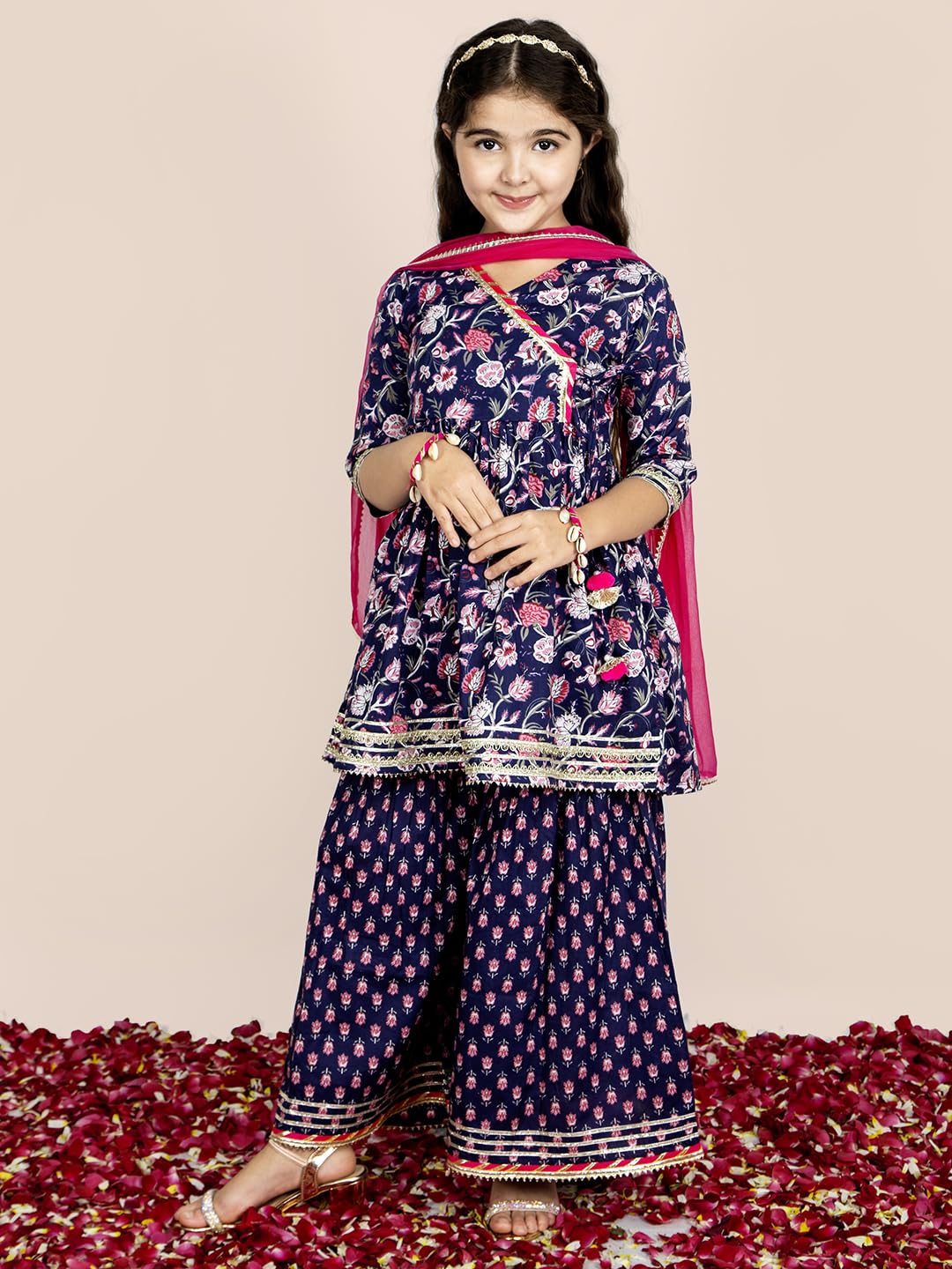 Naughty Ninos Girls Kurta Set
