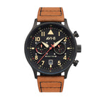 AVI-8 Hawker Hurricane Carey Dual Time Debden Black Dial Quartz AV-4088-03 Men's Watch