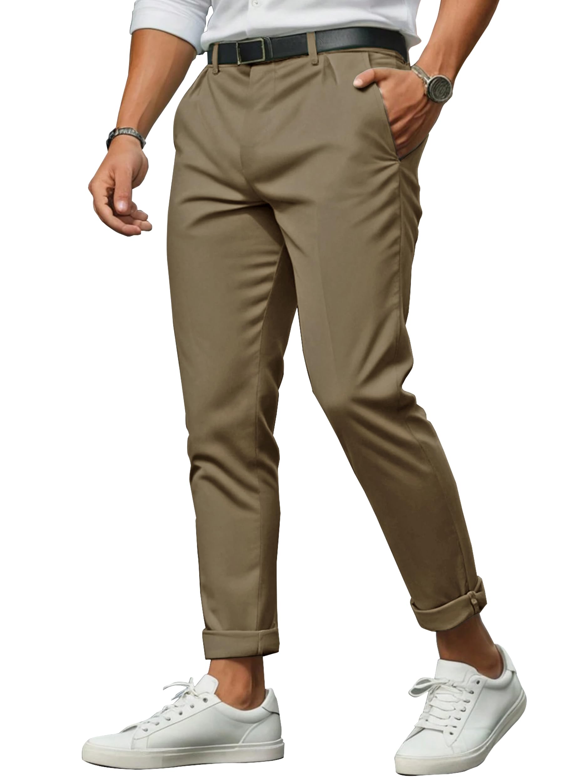 Noble Monk Formal Pants For Men | Stylish Regular Fit MenS Wear Trousers For Office Or Party | Solid Formal Regular Fit Trouser
