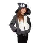 RG Costumes Girl 40532-L Smoochi The Squirrel Hoodie Costume, Gray/White, Large