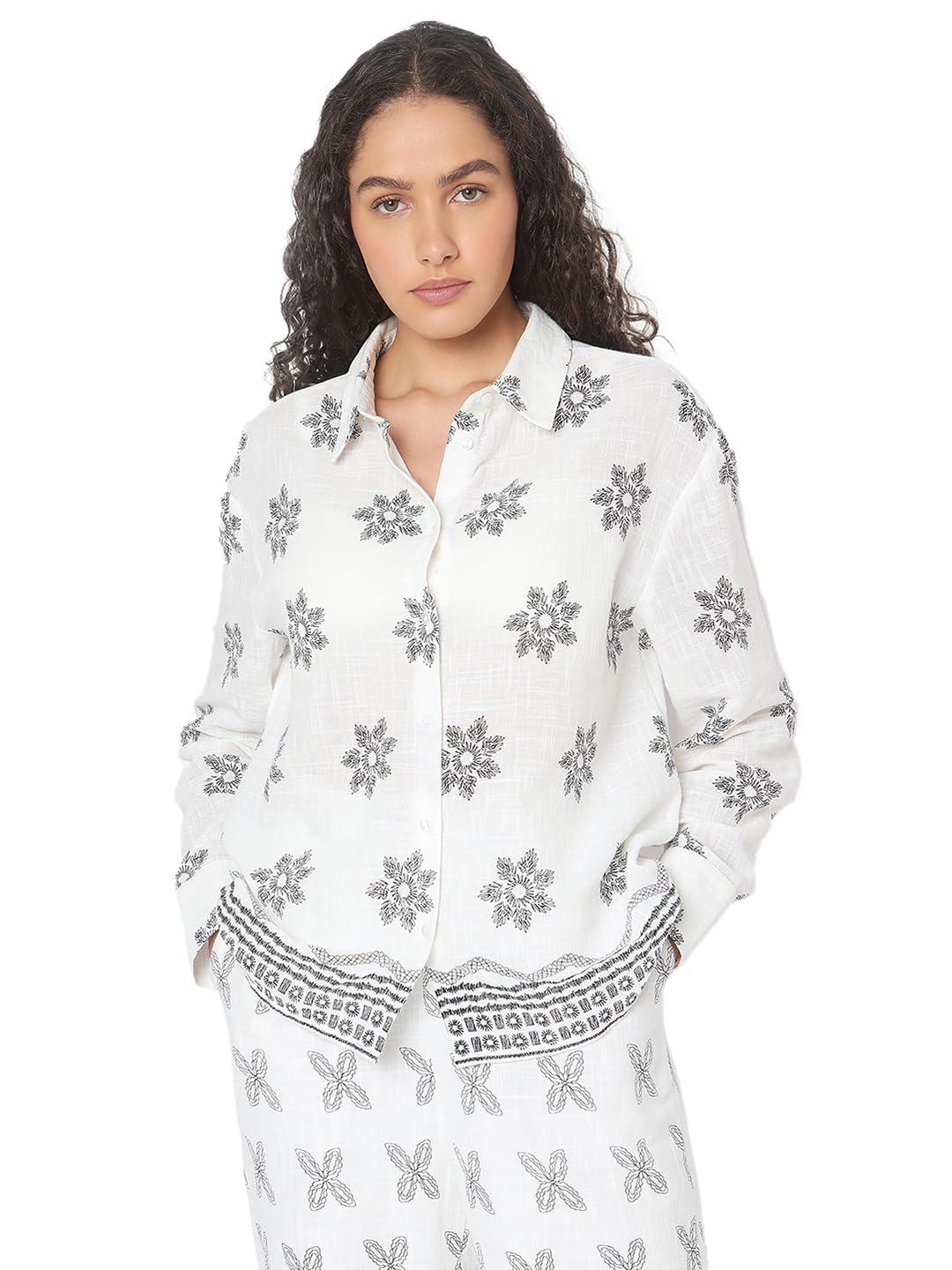 Vero Moda Women Regular Fit White Shirt