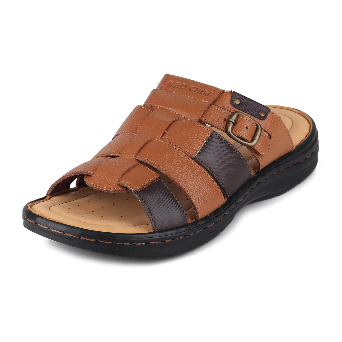 Red Chief Genuine Leather Formal SlipOn Slipper for Men | Brown | RC3679 9