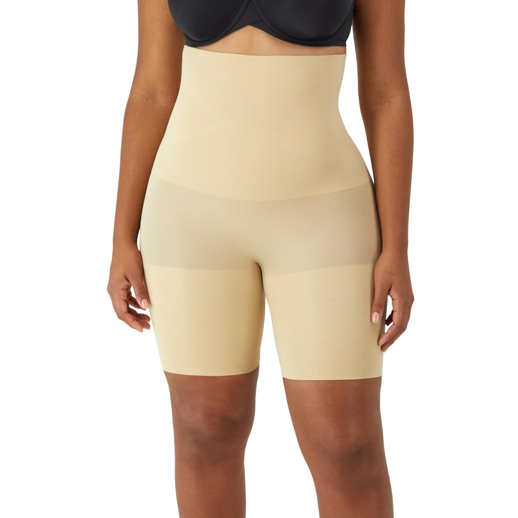 Maidenform womens Waist Slimmer thigh shapewear, Latte Lift, Large US