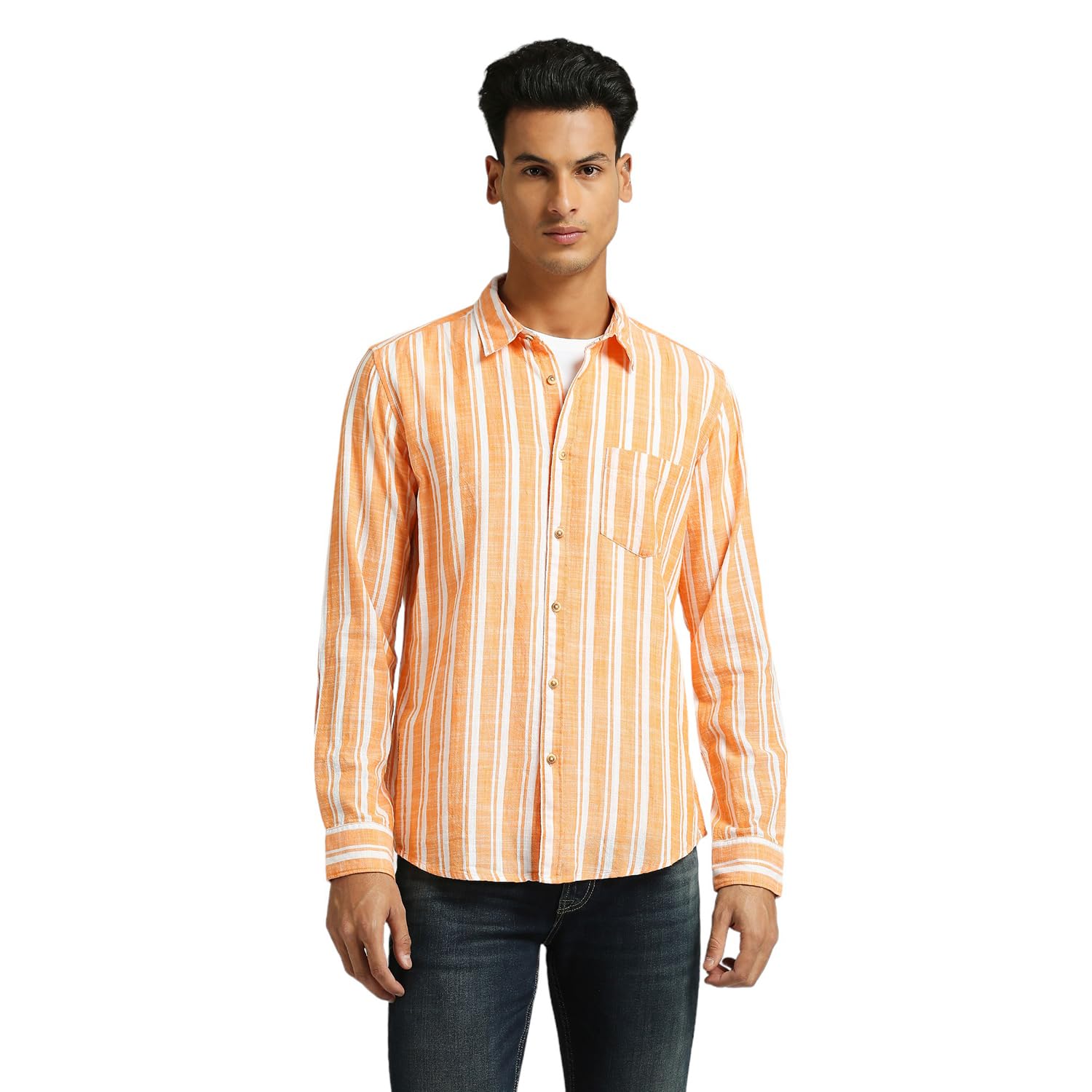 Arnaud Y/D Cotton Slub Stripes Shirt