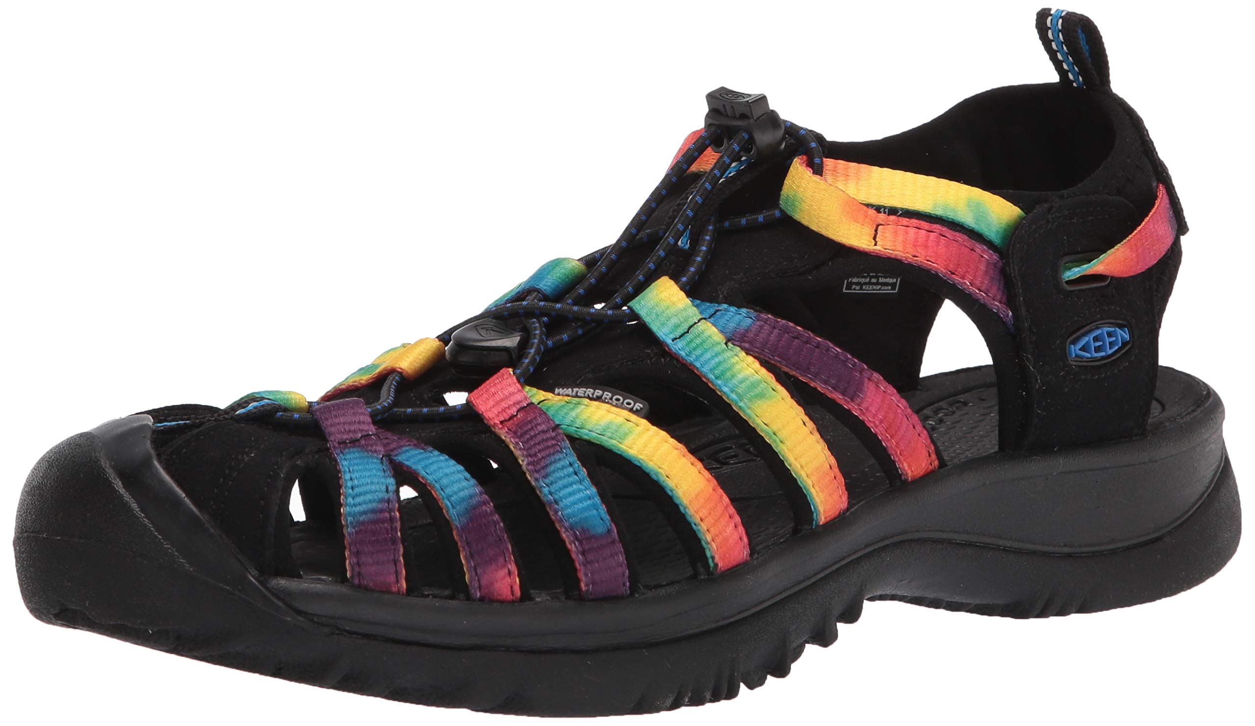 KEEN Womens Whisper closed Toe Sport Sandals, Original Tie Dye, 6