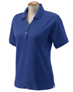 Ladies Pima Piqu Y-collar Polo - WHITE - XS(D0102H7Y76J)