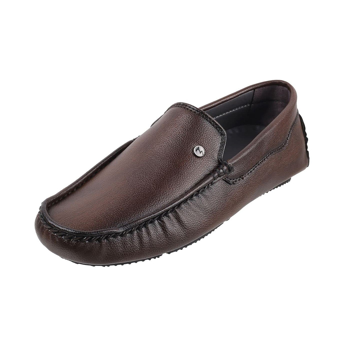 Metro Mens Classic Brown Vegan SlipOn Loafers UK/6 EU/40(718514) 6-37