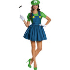 Nintendo Super Mario Bros Women's Luigi Costume Dress X-Large 18-20