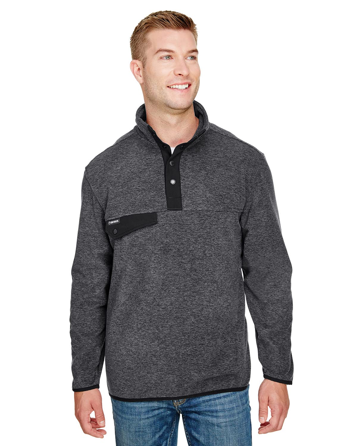Mens Denali Full-Zip Fleece Jacket - cHARcOAL - S(D0102H78BHJ)