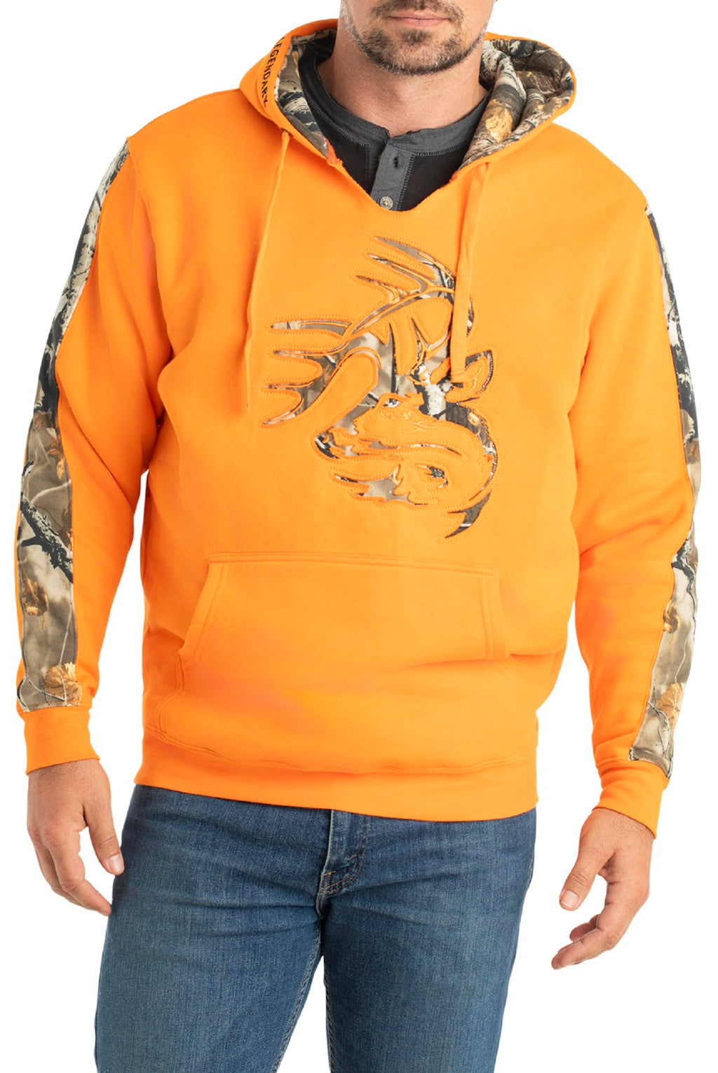 Legendary Whitetails Men's Camo Outfitter Hoodie, Inferno, X-Large