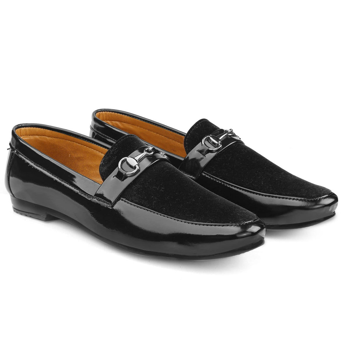 BXXY Mens Black Formal Pu Leather Loafer & Mocassins Shoes7UK 7