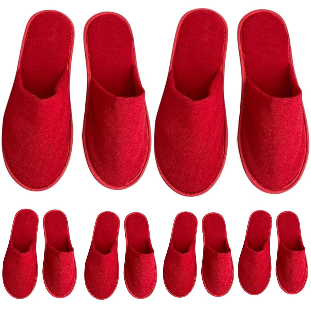 JackPro NonSlip ClosedToe Disposable Slippers  2 Pairs Soft, Washable, Unisex Slippers for Home, Hotel, Spa, Travel & Guests  11