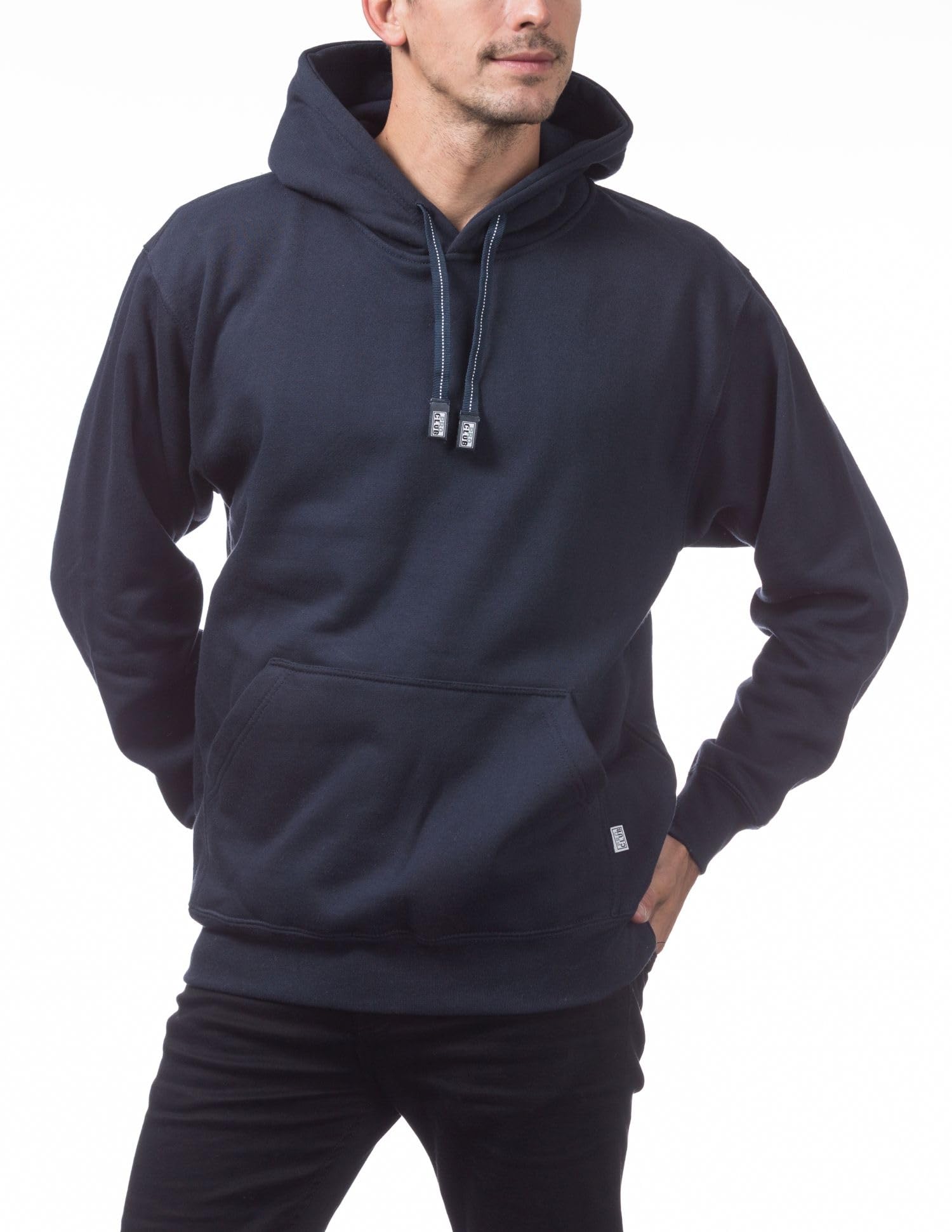 Pro Club Men's Heavyweight Pullover Hoodie (13oz), 3X-Large, Navy