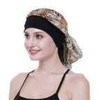 Ladies Chemo Turban Hats Beanie Scarf Cancer Headwear for Hair Loss Patients