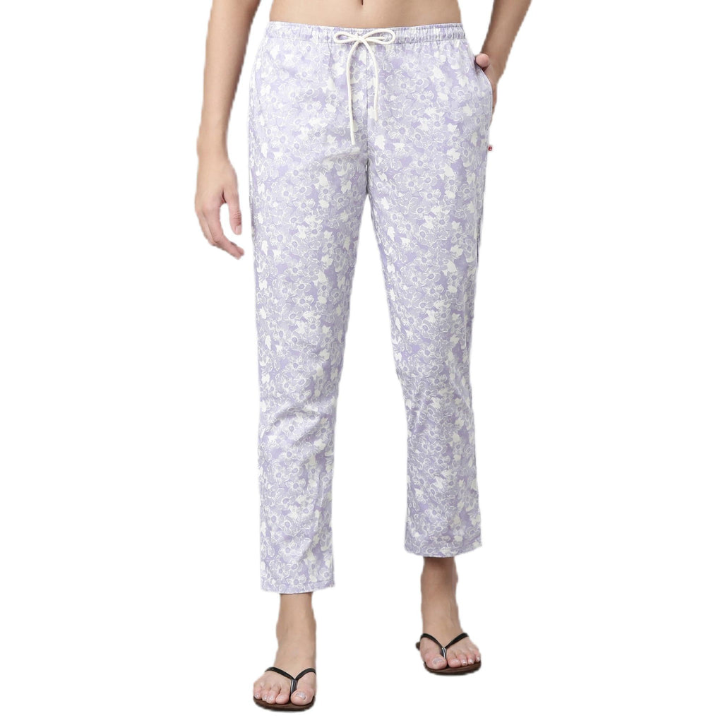 Enamor E4A5 Mid-Rise Straight Leg Pant for Women with Side Pockets