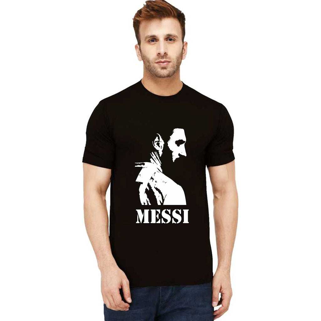 Uniplanet Store MenS Cotton T Shirt With Round Neck Half Sleeves Regular Fit Graphic Printed Pattern And Standard Length Darkbl