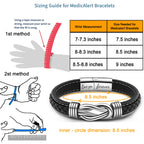 JoycuFF Gifts for Step Dad Birthday from Daughter Son, To My Step Dad Gifts Ideas Unique Present for Him Knot Bracelet for Men F