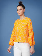 OOMPH! Tops for Women, Yellow - mt749