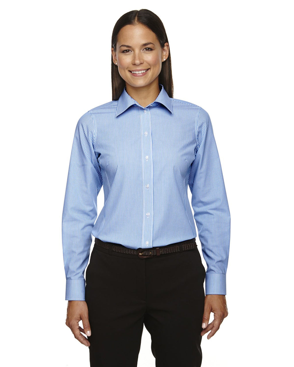 Ladies crown Woven collectionBanker Stripe - DILL - S(D0102H7Y758)
