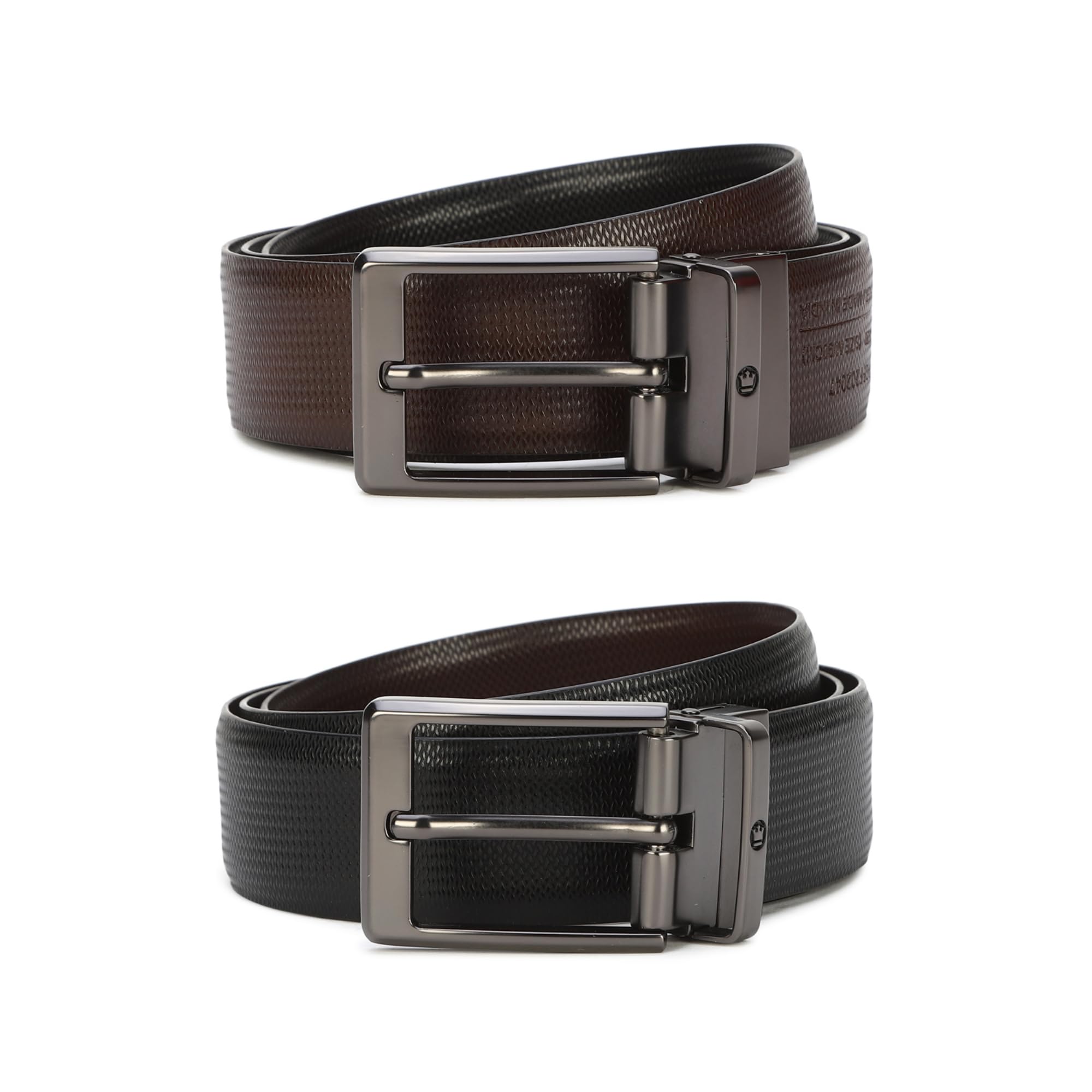 Louis Philippe Men Leather Belt_(Lpblgrgff202047_Black_S)