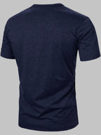 Noble Monk MenS Half Sleeves Henley Neck T-Shirt | Colorblock T-Shirt For Men