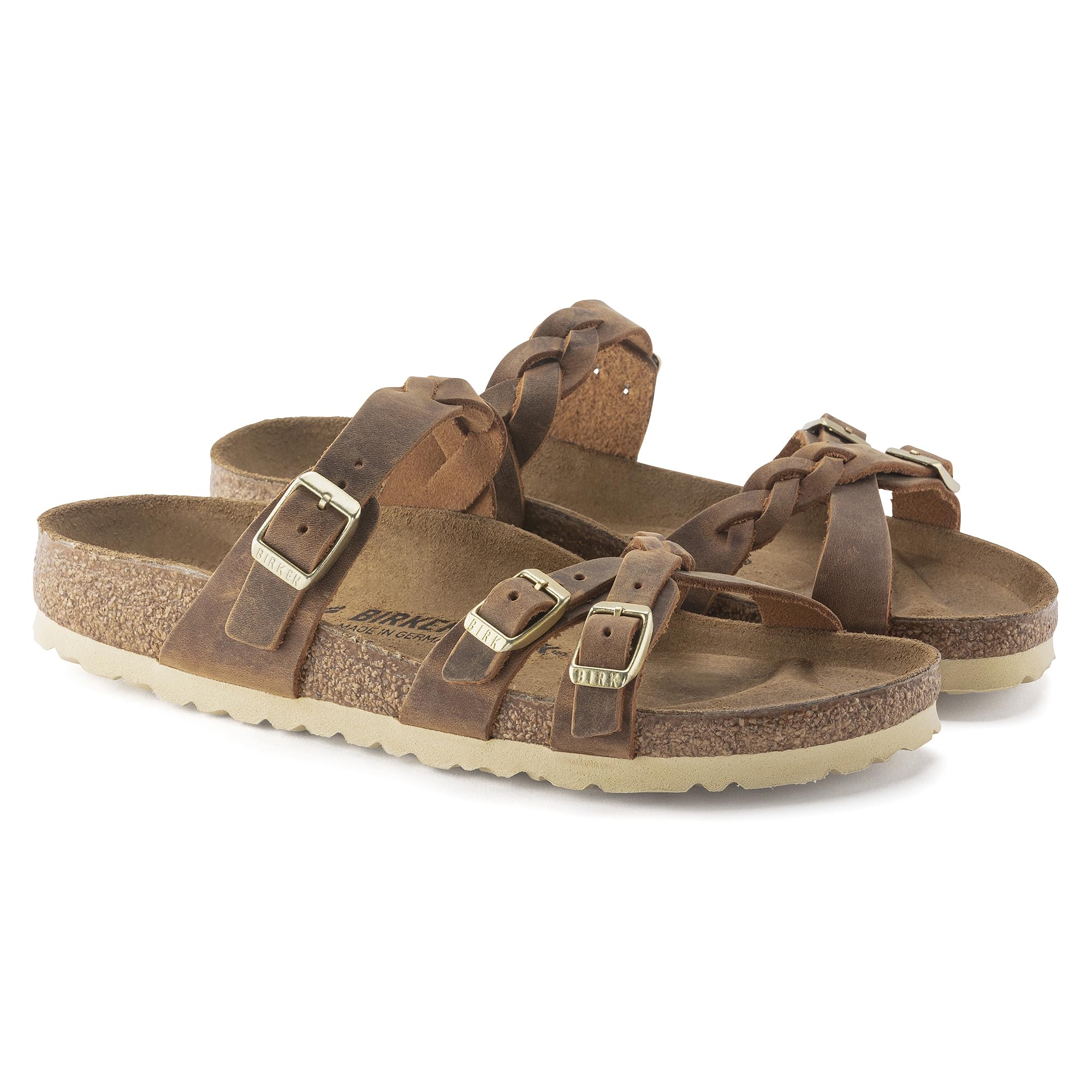 Birkenstock 1024052138 Franca Br Cognc Oil LTR R 38