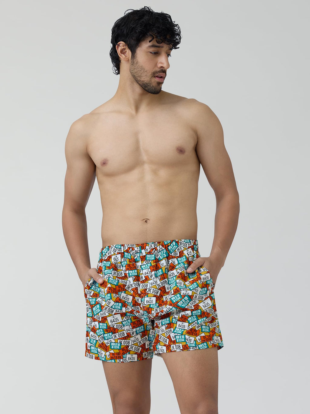 XYXX Mens Super Combed Cotton Remix Printed Boxers [Pack of 2] No-Marks Waistband, Comfort Stretch | Innerwear for Men in Colou