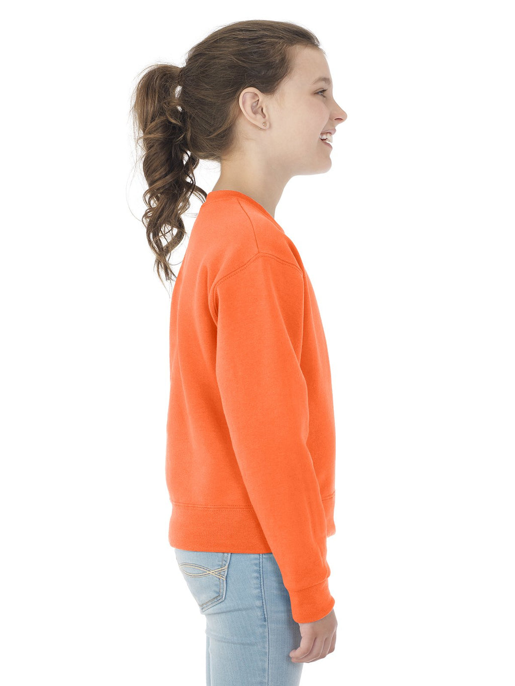Youth NuBlend Fleece crew - BLAcK - S(D0102HI3YXW)