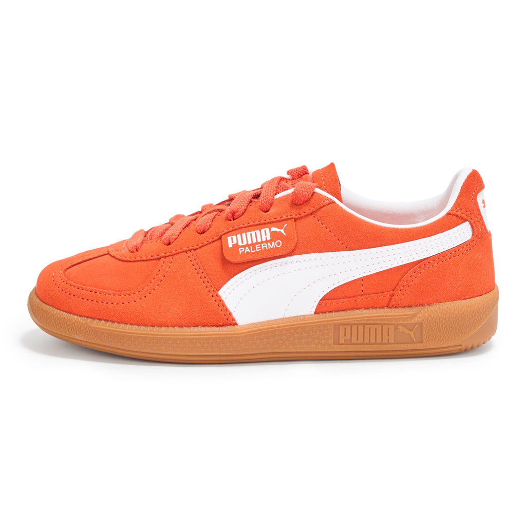PUMA Palermo (Big Kid) Sneaker, Redmazing White, 4 US Unisex