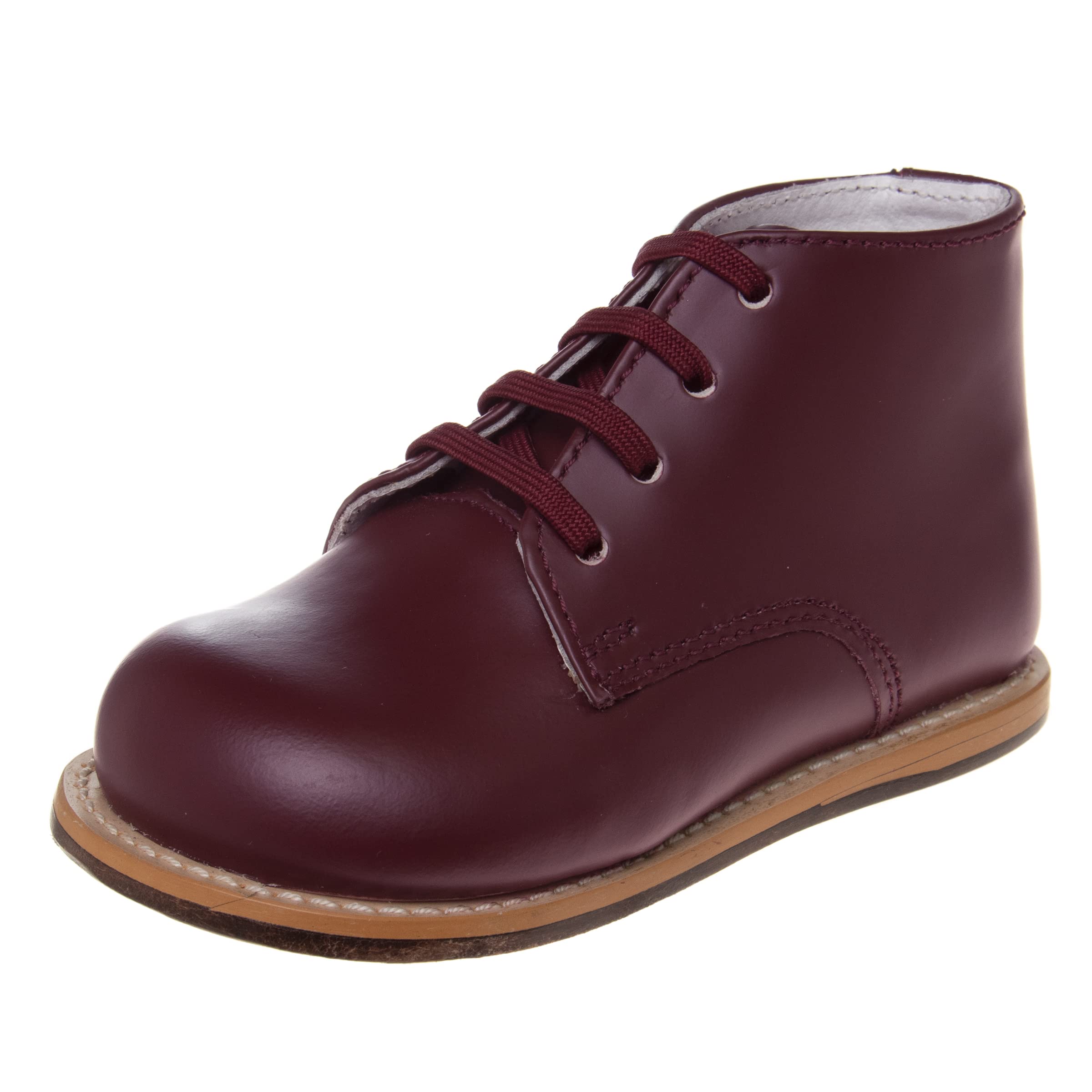 Josmo unisex-baby Unisex Walking shoes, Burgundy, 3.5 Infant US