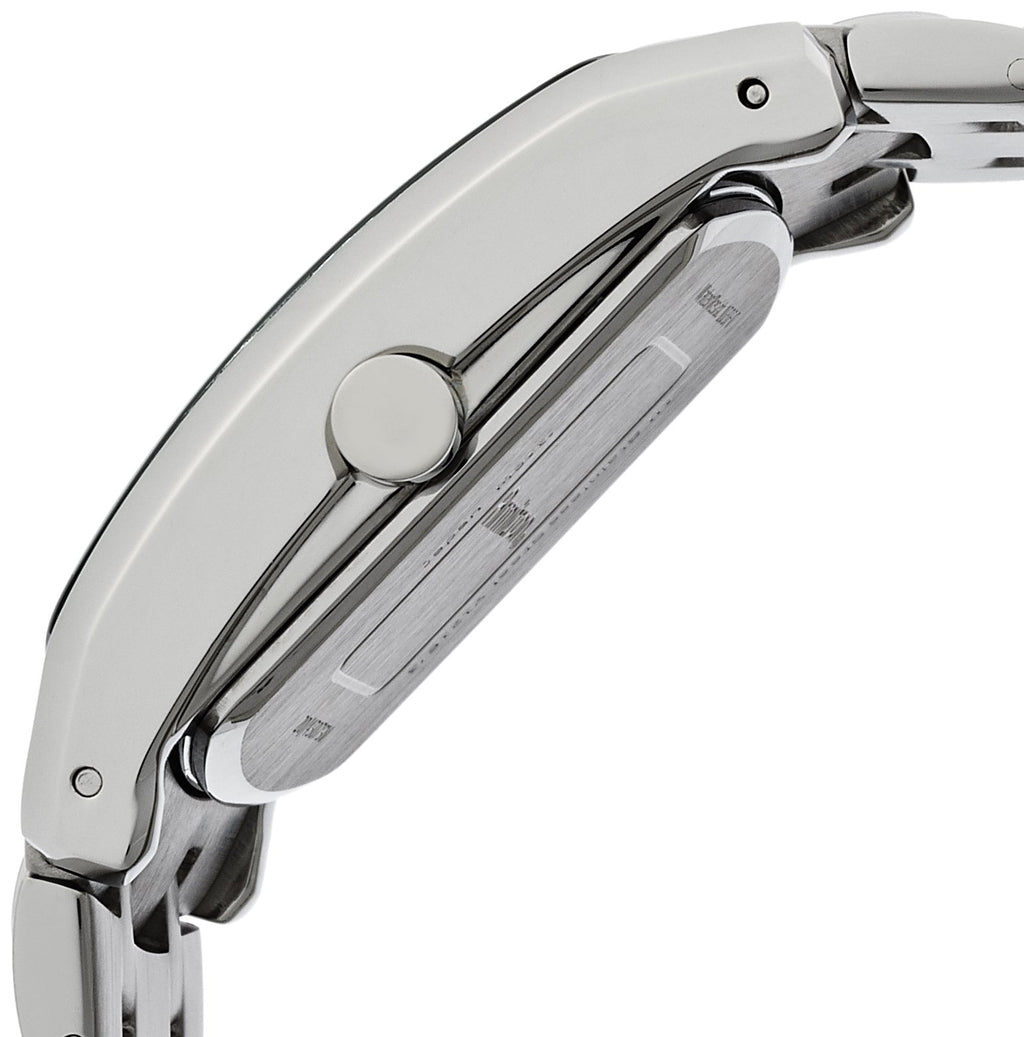 Armitron Men's 204507DBSV Stainless Steel Dress Watch with Genuine Crystals